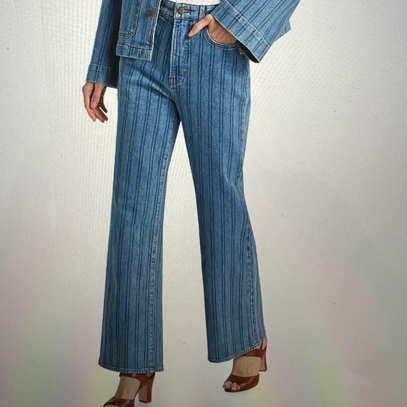 Veronica Beard Crosbie wide leg jeans - Picture 1 of 9